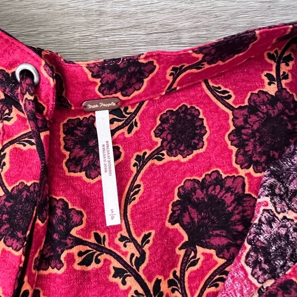 Free People Mia Tunic floral oversized small - Picture 8 of 12